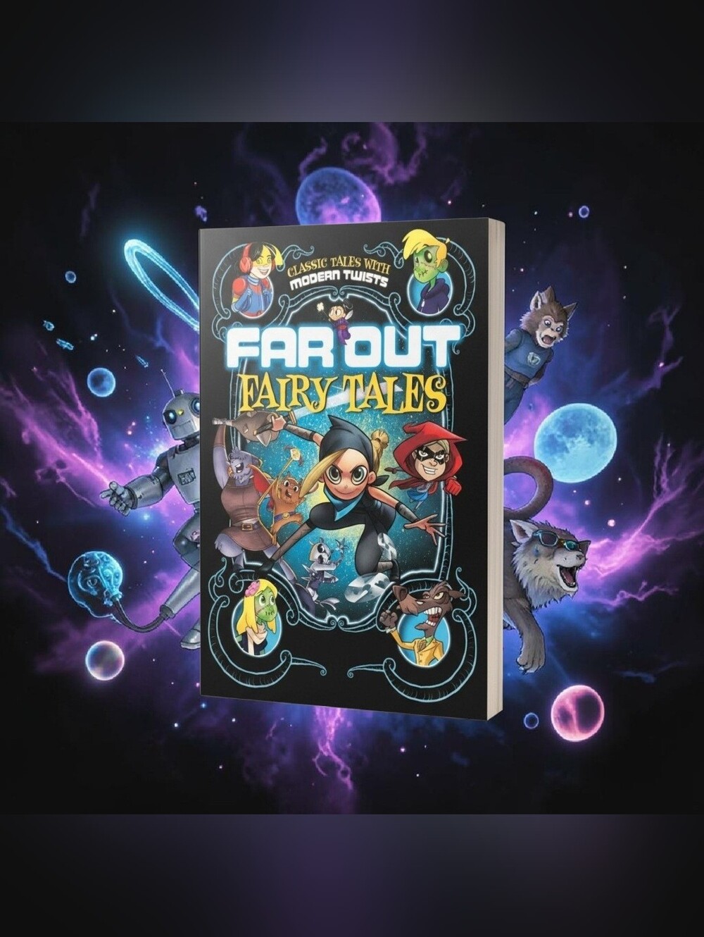 2016 FAR OUT FAIRYTALES Classic Tales With Modern Twists Graphic Novel Imperfect